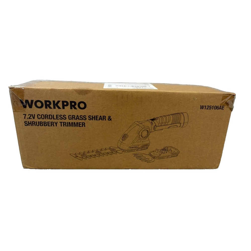 WORKPRO‎ 7.2V Cordless Grass Shear Shrubbery Trimmer 2-in-1 Handheld W125106AE